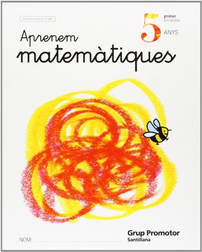 Portada de Aprenem Matematiques 5 Anys Educacio Infantil 1 2 3 Trimestre