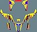 junhuo Kit Autocollant de décalques Graphiques pour Suzuki LTZ400 LTZ 400 2003 2004 2005 2006 2007 2008 (Color : 1060)