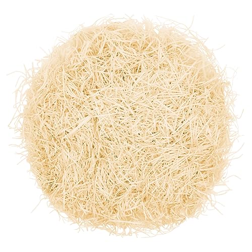 200g Raffia Füllmaterial Geschenk Hamper Shred Geschreddertes Papier Geschenk Füllung für Party Hamper Füllung und Geschenkverpackung für Geschenkbox Dekorations (Champagner)