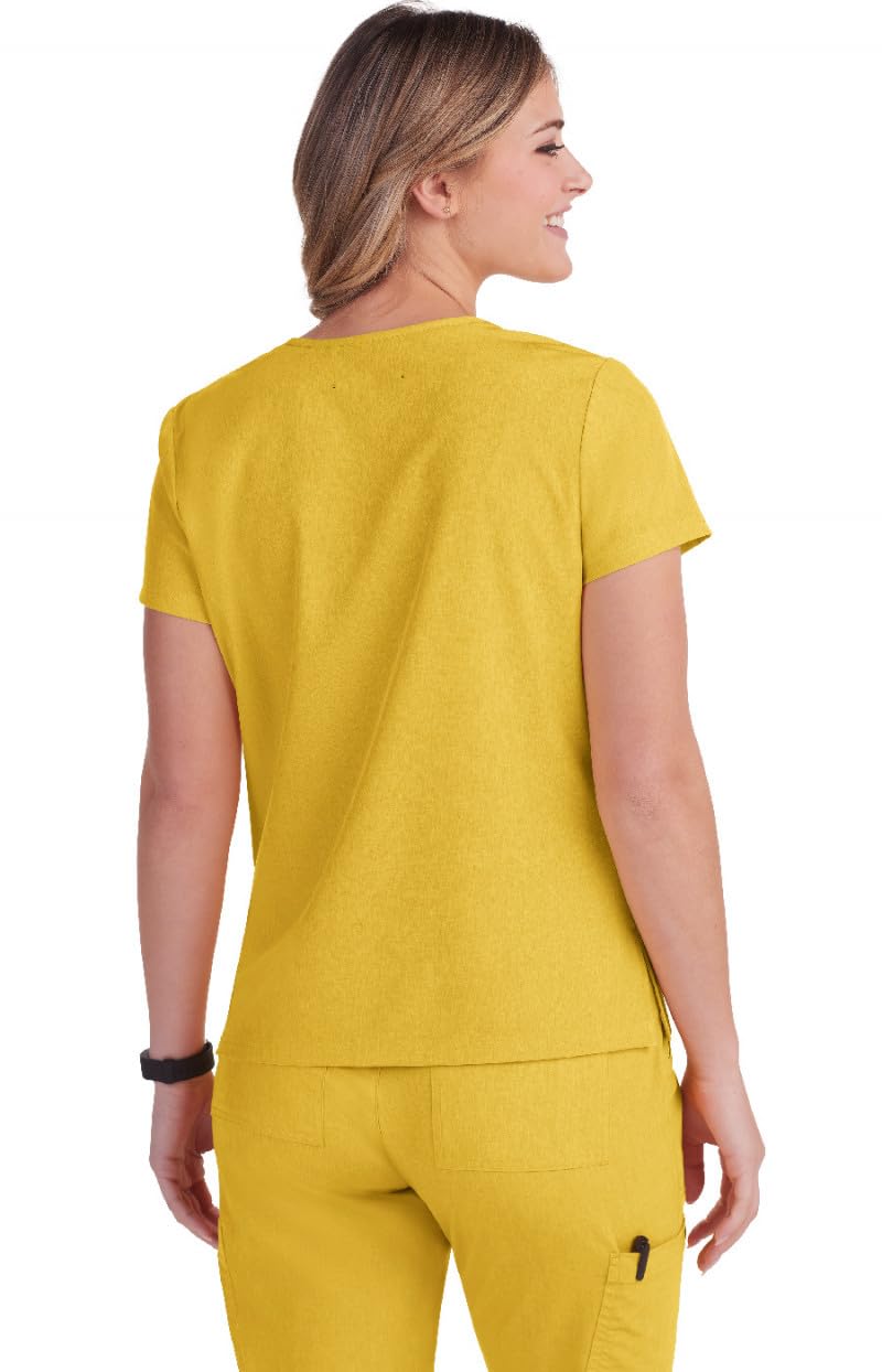 Koi Chemise médicale Grise chinée pour Femme