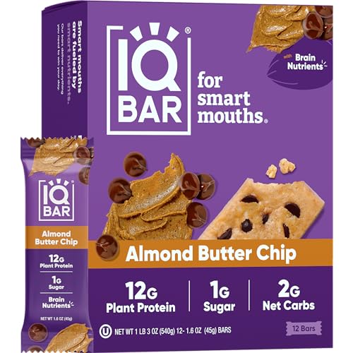 IQBAR Almond Butter Chip Protein Bars