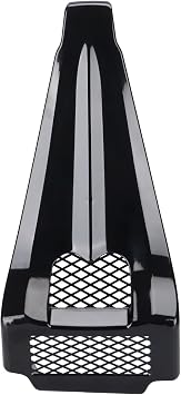 Gloss/Vivid Black Plastic Stretched Chin Spoiler Scoop Compatible for 1997-2013 Harley Touring Road Glide Street Glide Electra Glide Road King