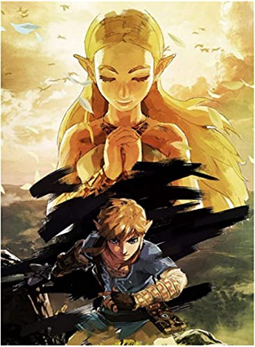 JCYMC 1000Pcs Anime The Legend of Zelda Jigsaw Juego De Descompresión para Adultos Puzzle...