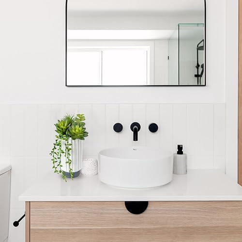 Miniatura 5 de Hollyone Juego de 2 plantas suculentas artificiales de 9 pulgadas, plantas suculentas falsas en maceta de cerámica, plantas suculentas para