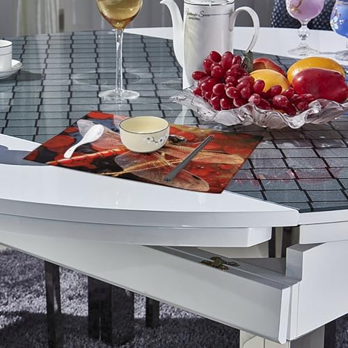 Sets de table pour table à manger et repas de mariage en toile