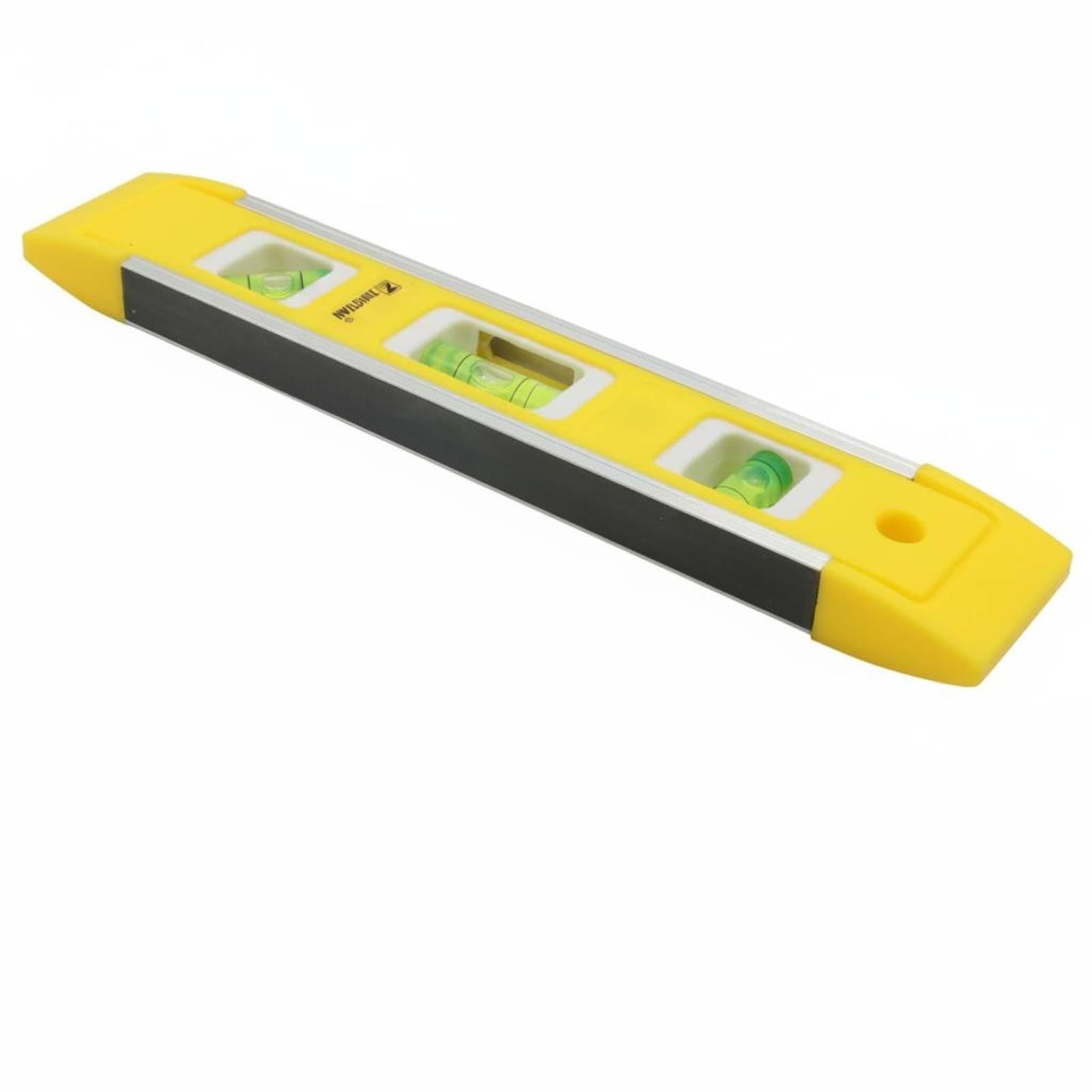 Yellow Mini Bubble Level Ruler Hanging Hole Compact Hand Tool Lightweight, 230Mm | Home Improvement &-image-43