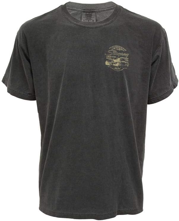 Mens Laid Back Charcoal American Made Chevrolet Cool Corvette C3 T-Shirt