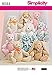 Simplicity US8044OS Children's Stuffed Animal Toy Sewing Pattern, One Size