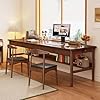 Amazon.com: Ytaoka 70.86" Long Solid Wood Desk with 3 Drawers Home ...