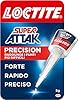 Loctite Super Attak Precision, Colla liquida trasparente con beccuccio extra lungo, Adesivo istantaneo, Colla per plastica e molti altri materiali per applicazioni precise, 1x5g