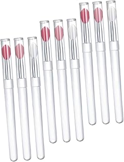 GALPADA 9pcs Lip Makeup Brushes Silicone Head...