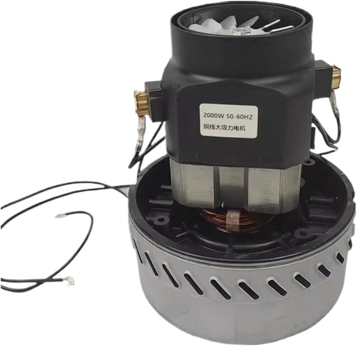220V 2000W Industrial Vacuum Cleaner Motor Large Power Copper Wire Vacuum Cleaner Parts Wet Dry Suction Fan Motor Parts