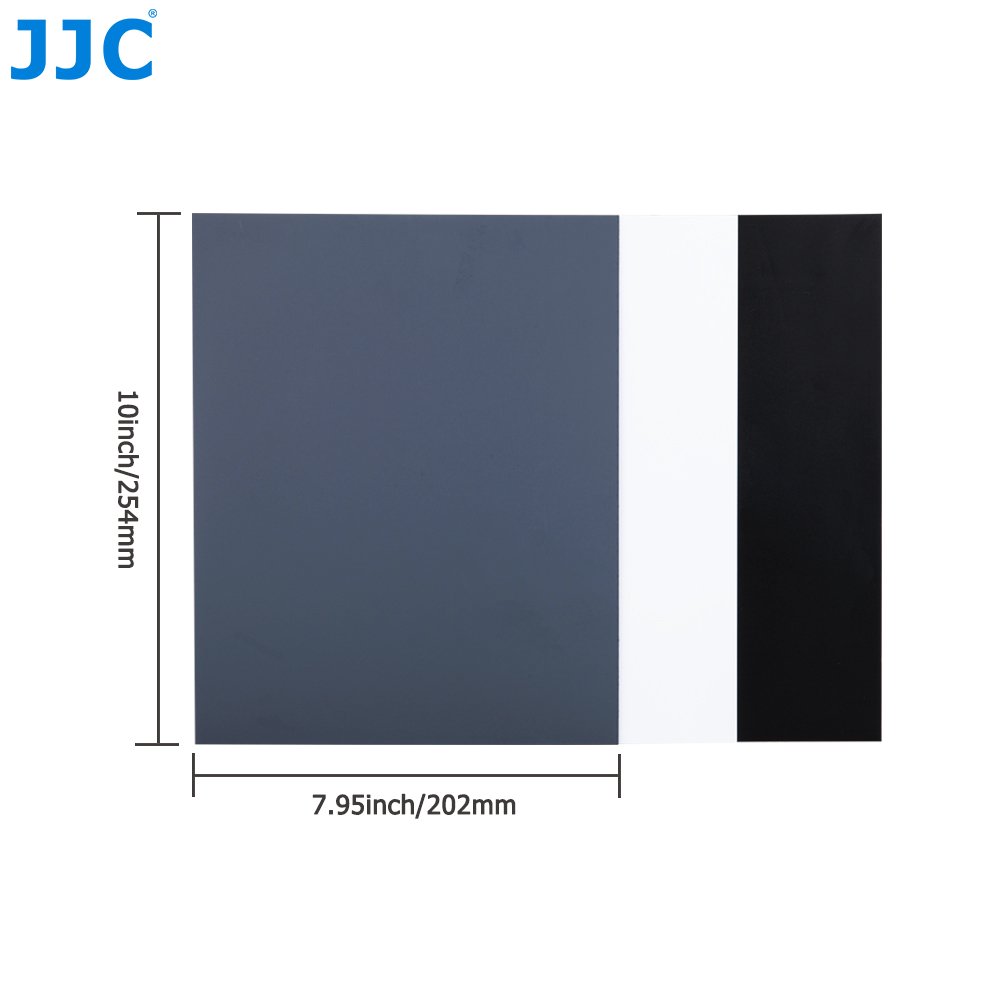 JJC GC-1II Wasserdichtes Balance-Kartenset, Grau/Weiß