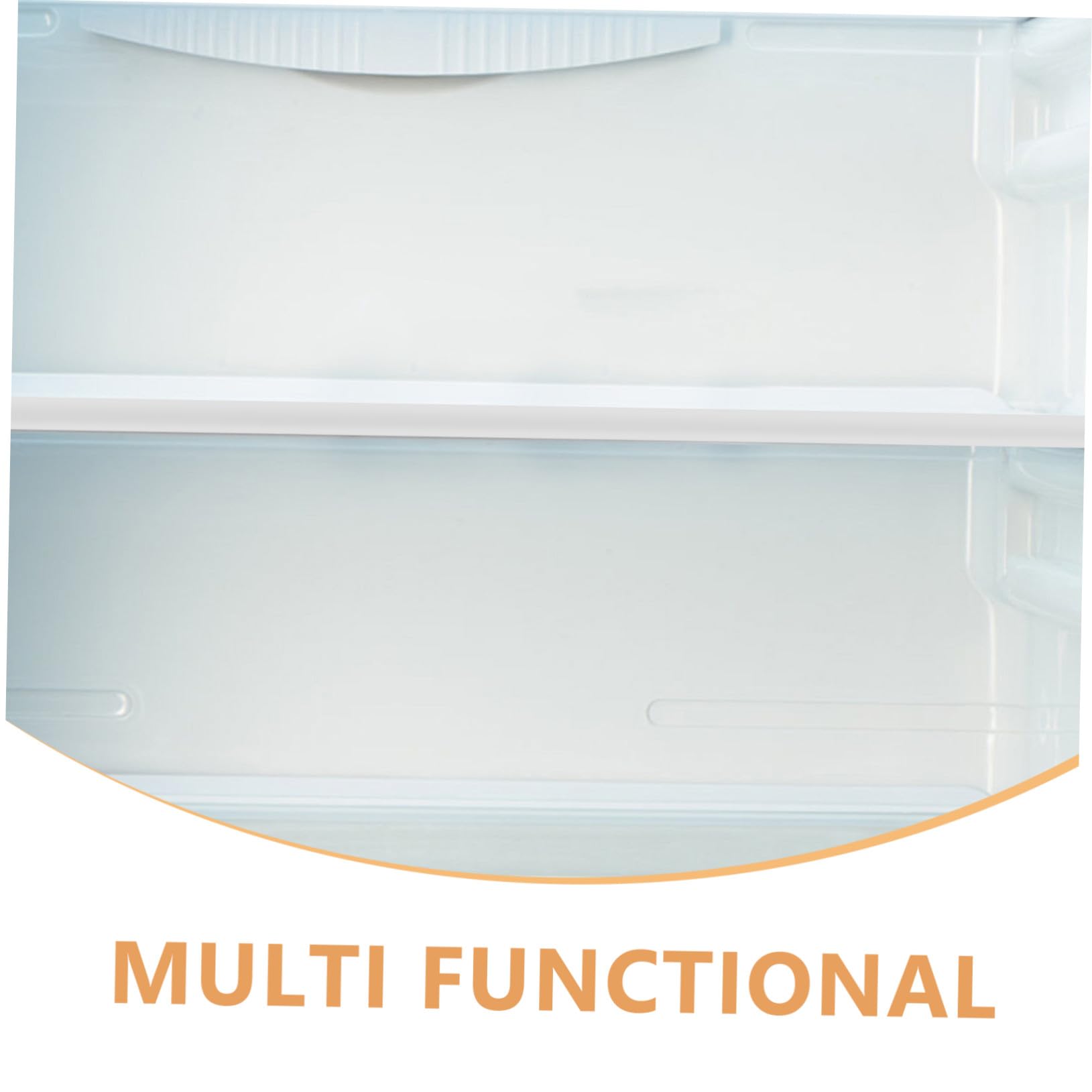 ORFOFE Kühlschrank Regal aus Glas als Vielseitige Ersatzablage für Küchenkühlschrank und Gefrierschrank mit Organisierter Lebensmittelaufbewahrung für Küche und Büro