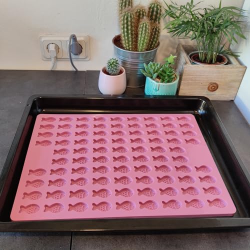 Collory große Backmatten Hundekekse Starter Paket inkl. Zubehör (5er Set), Hundeleckerlis in MEDIUM backen, Dosierflasche und Schaber, Lebensmittelecht & Bpa-frei