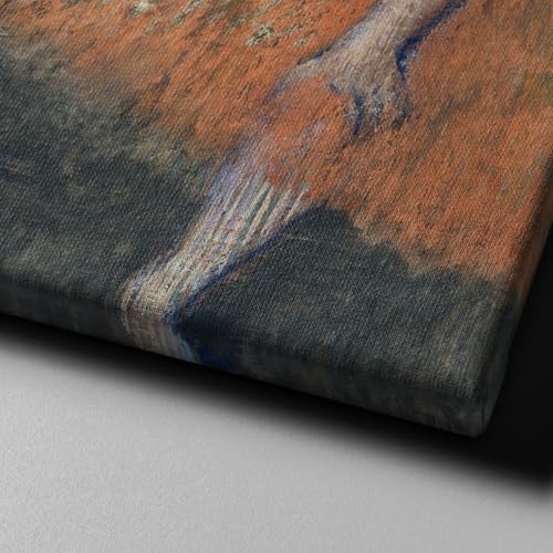 Toile Degas Deux danseurs impression premium texture lin - 4