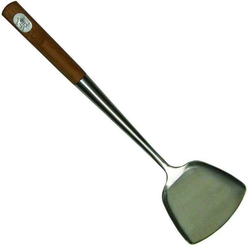 Bamboo Handle Wok Spatula, 14.5-Inch (New Version)