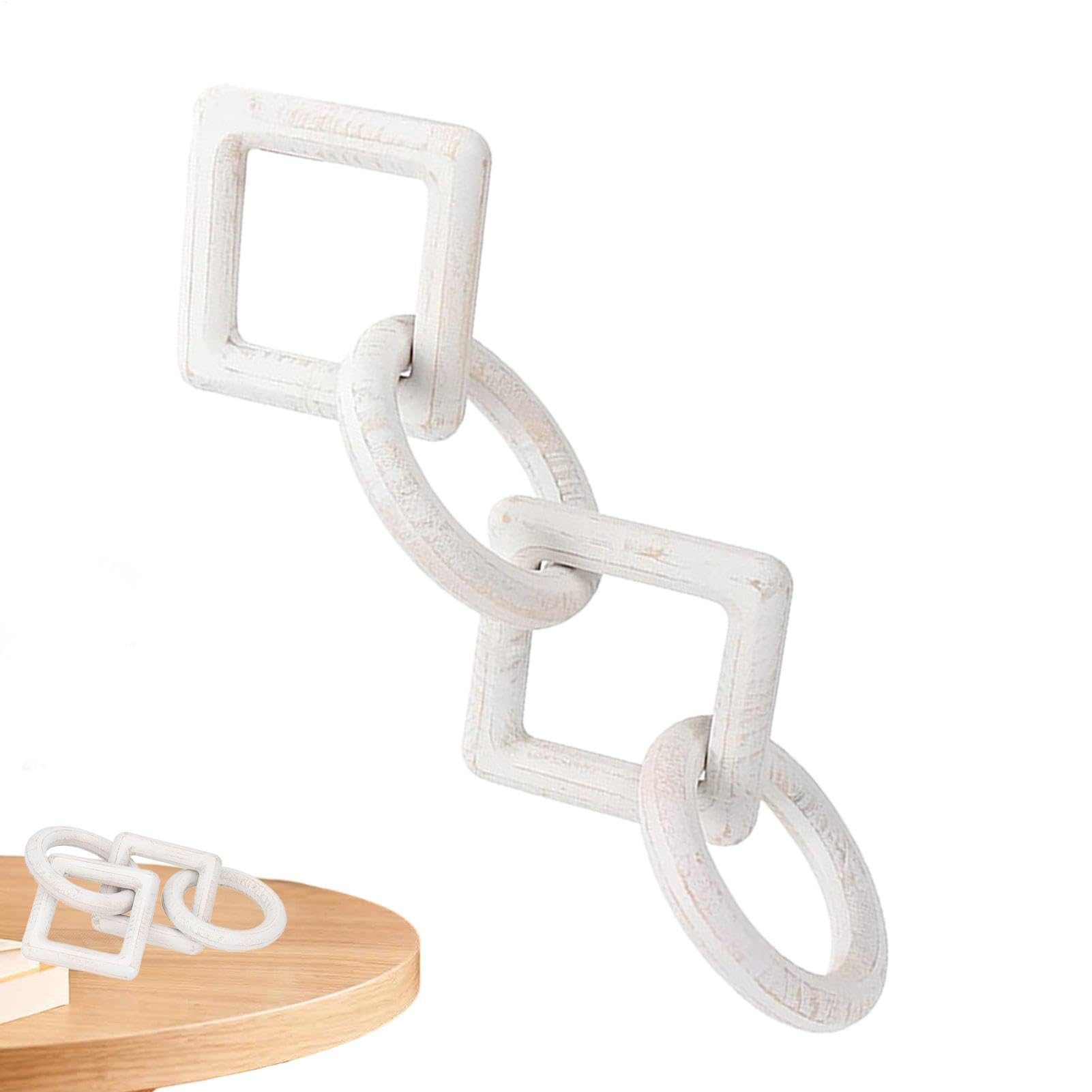 Nœud en bois sculpté à la main style bohème pour décoration de table