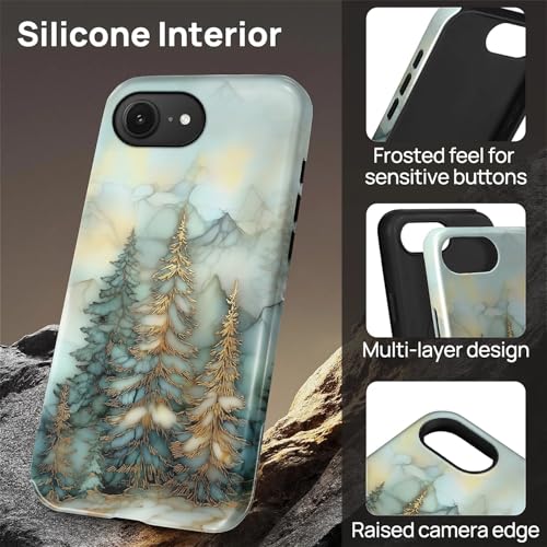 Coque pour iPhone 16e rigide double couche antichoc compatible MagSafe motif pin