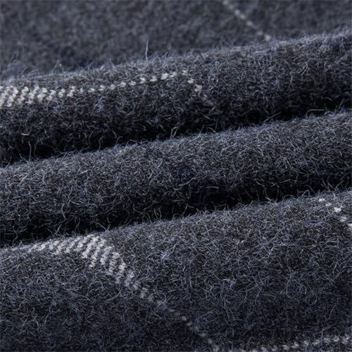 Men Wool Knit Sleeveless Sweater Thick Winter Basic V Neck Print Retro Vest3