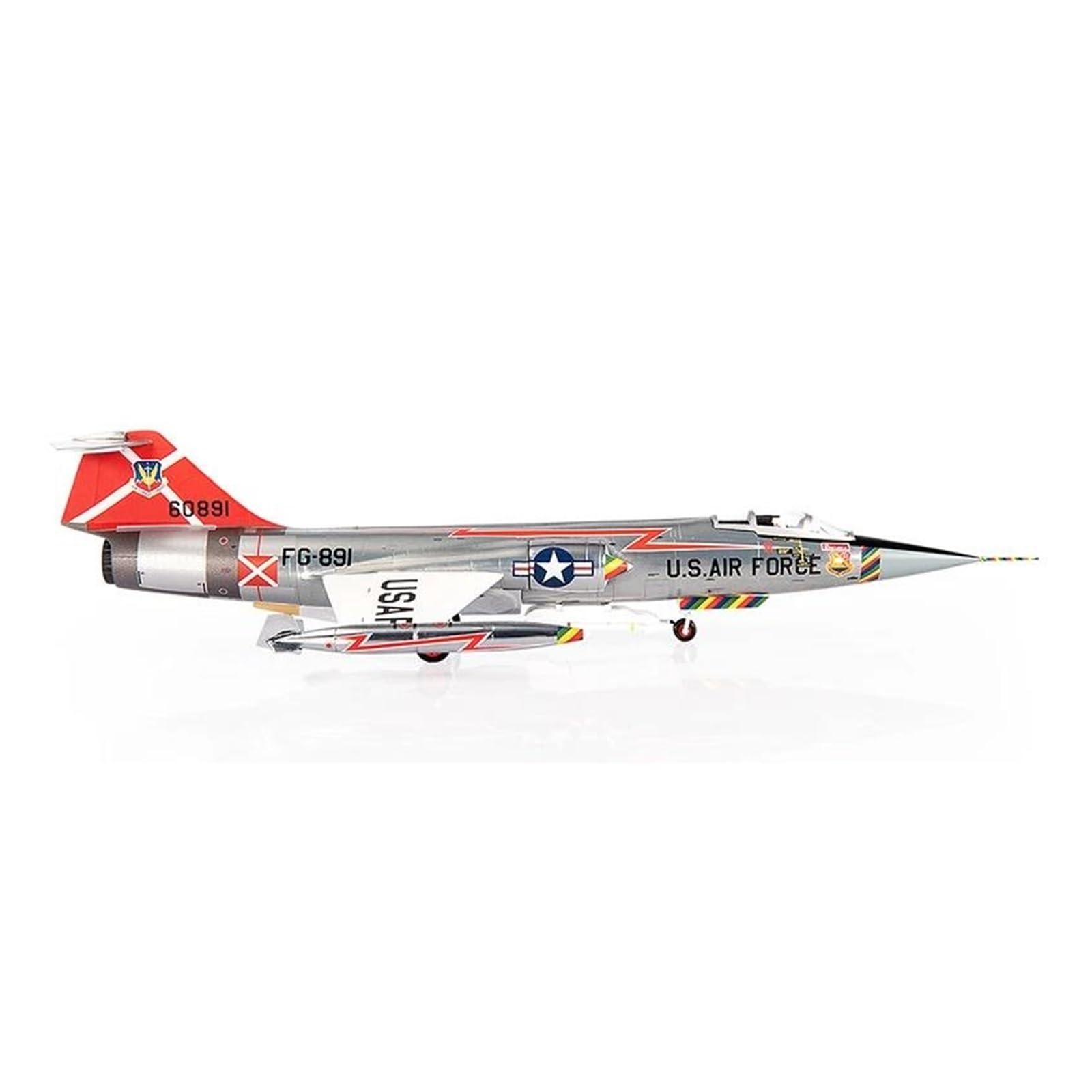 1/72 Per F104 F-104C Aereo Aereo Starfighter Falcon Modello Giocattolo Modello In Lega Jet Militari Scale Aircraft Display Model