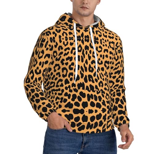 Sweat à capuche imprimé girafe vêtement de sport unisexe coupe moderne avec poche