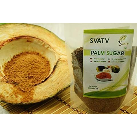 SVATV braunes Palmzucker-Pulver, natürliches Süßstoffpulver Cover