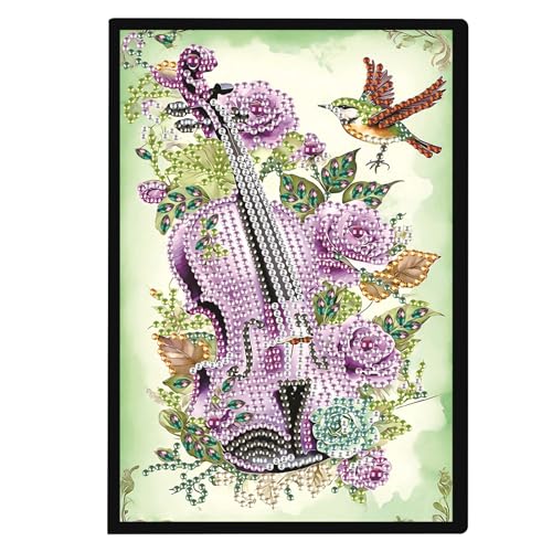 DIY Diamond Painting Notebook Kit, Fresh & Light Style, Special