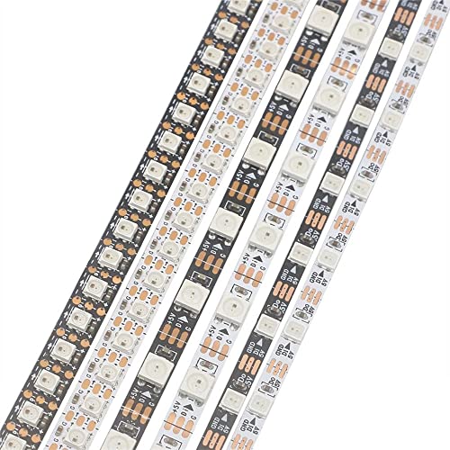 Tira LED RGB programable 6.5ft WS2812B 4mm estrecha miniatura 2
