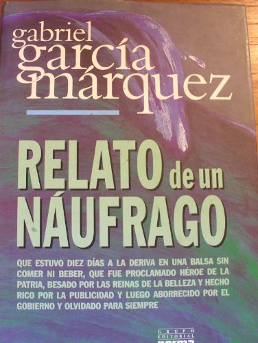 Relato de Un Naufrago [Spanish] 9580436444 Book Cover