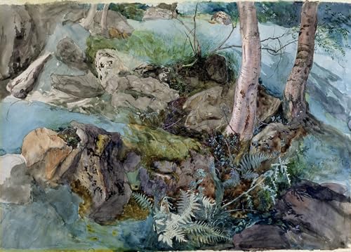 Affiche d'art John Ruskin Crossmount Perthshire tableau nature 60x90cm