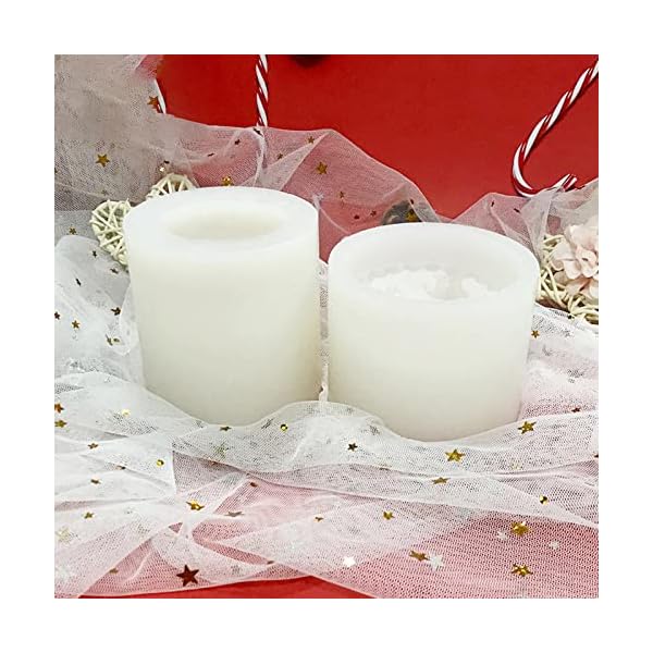 Kerzenformen, 2 Stück Große Harzform, Heimwerken Herstellung Epoxidharz Gießformen DIY Aromatherapie Kerzen, Schöne… – Bild 5