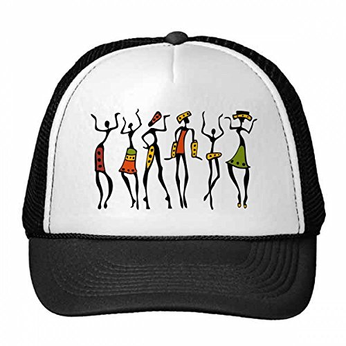 Casquette nylon noir réglable adulte résolvez le manque de style avec ce motif totem