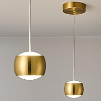 Vista 13 de Modernas lámparas colgantes LED regulables, iluminación colgante mini para isla de cocina, comedor, dormitorio, bar, lámparas colgantes de techo