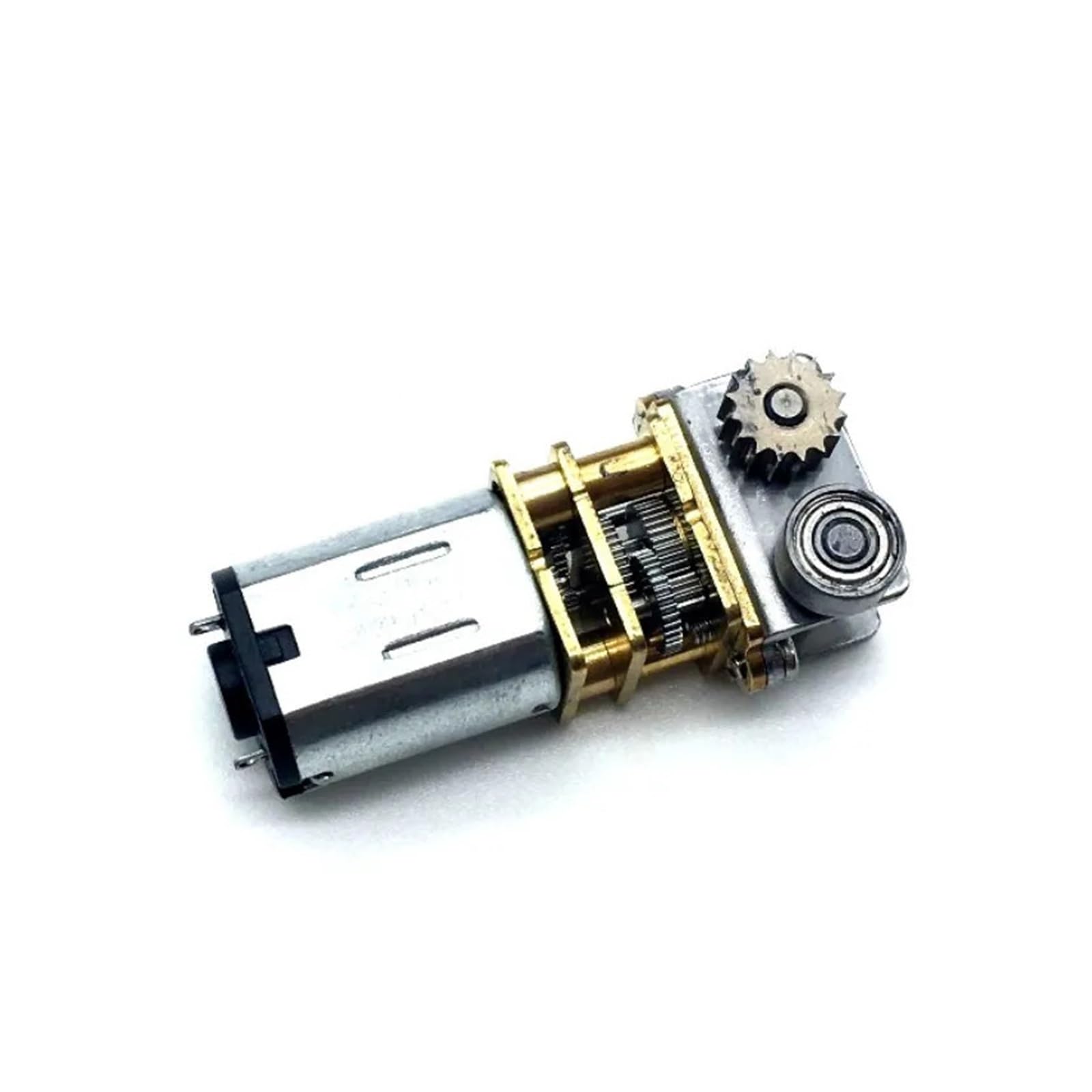 Moteur à engrenage à vis sans fin N20 12V 11rpm avec réduction métallique autobloquante à angle droit