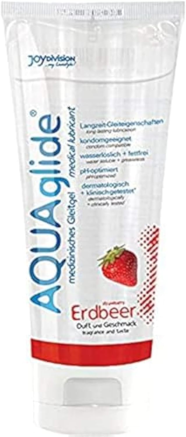 Joydivision AQUAglide Erdbeer Gleitgel, 100 ml