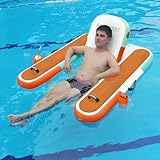 ウォーターフローティングチェアプールフロートラフト、インフレータブルプールフロートラウンジャー、スイミングプール用。
