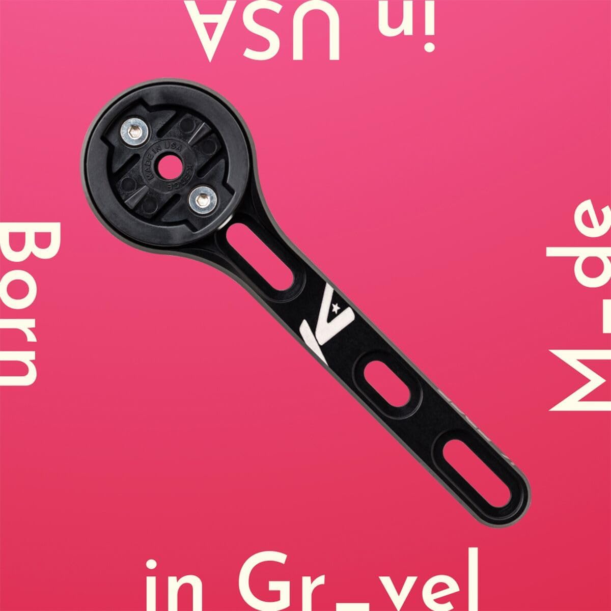 K-Edge | Top Tube Bicycle Computer Handlebar Mount | for Garmin GPS Devices | Black