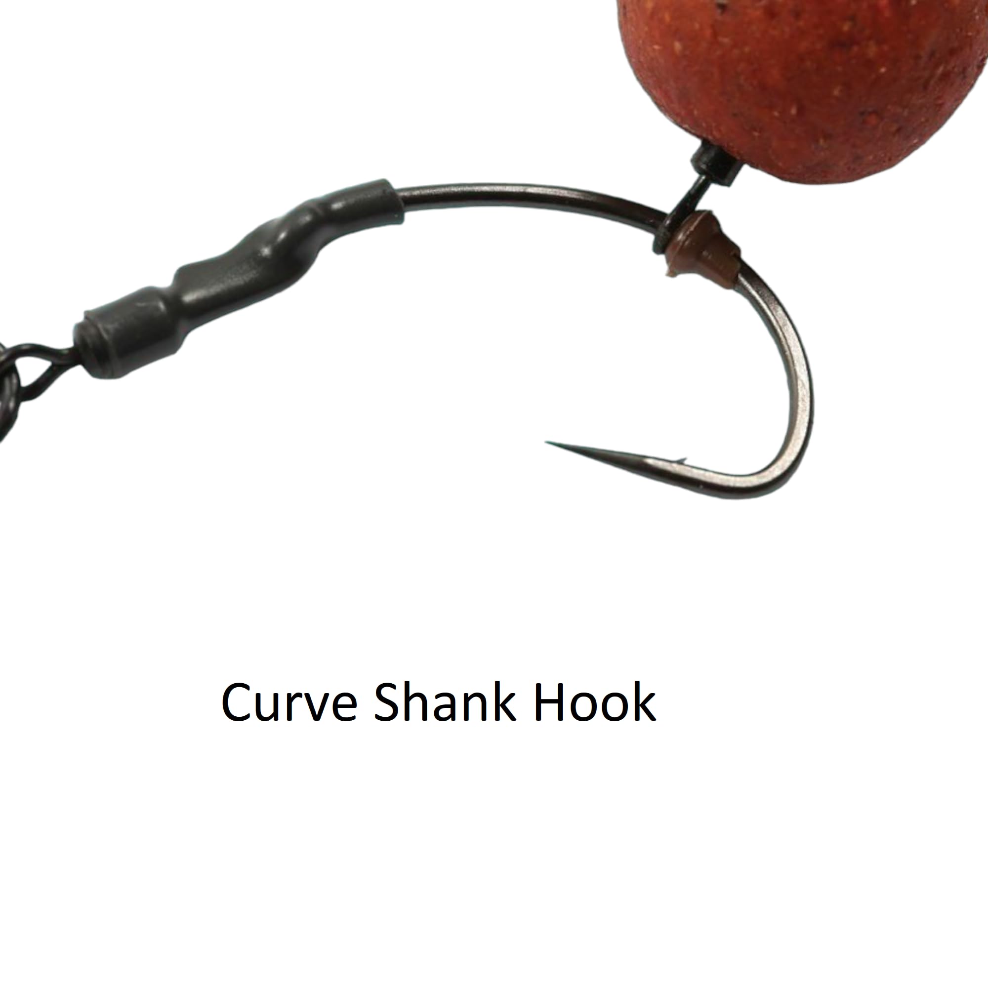 PRO FILSTAR Set of 3 Fishing Hooks for Ronnie Rig N4, Hooks for Carp Fishing with Swivel & Ring, Carp Fishing Accessories - Image 4