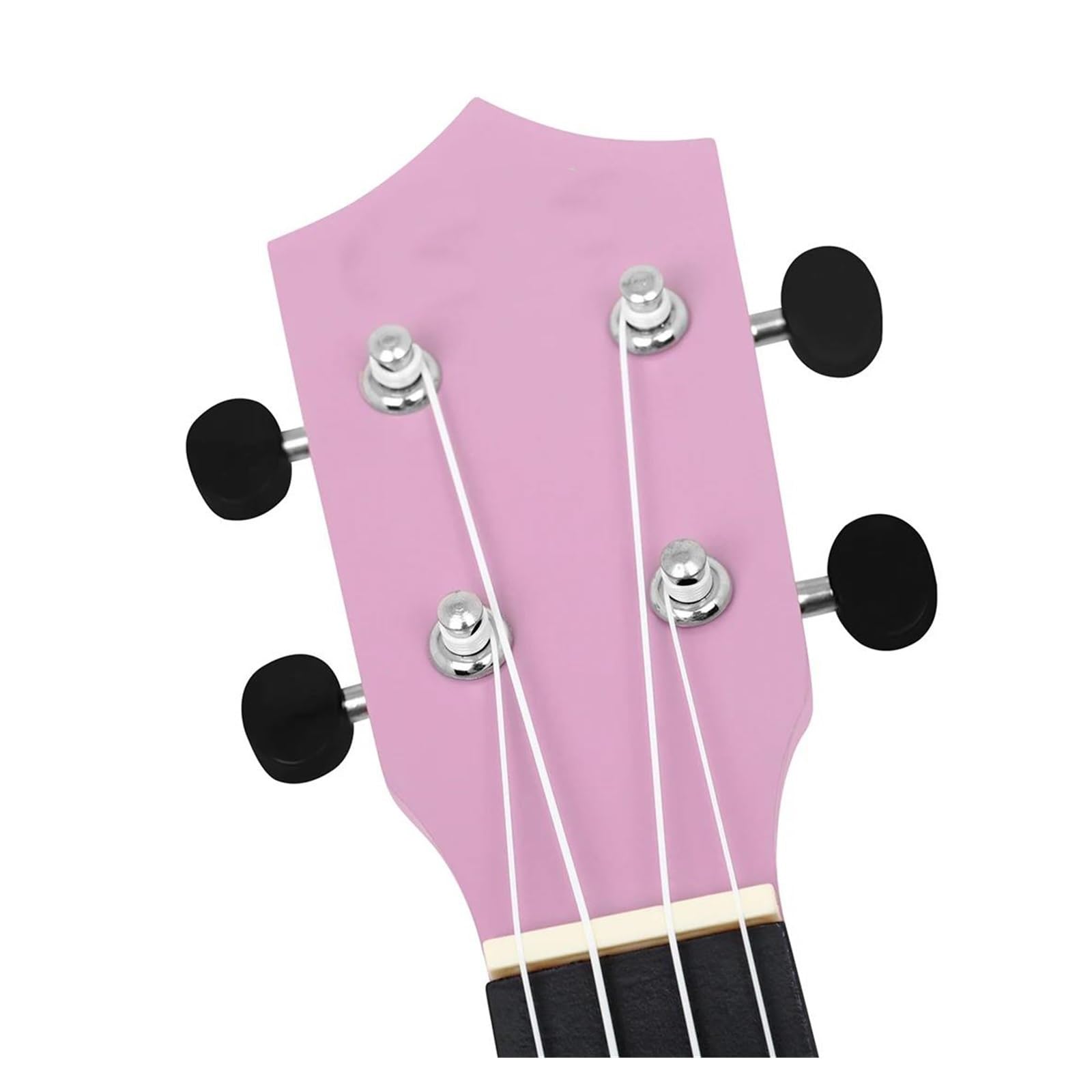 Professionelle Ukulele 21 Zoll Ukulele Set Mit Farbiger Lindenholzdecke Gigbag Und Zubehör(Pink Set)
