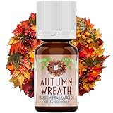 Good Essential Professional Autumn Wreath Fragrance Oil 10ml (0.33 fl oz) for Diffusers, Lotions, Perfumes, Candle Fragrance Oil, Aromatherapy, Soap Making