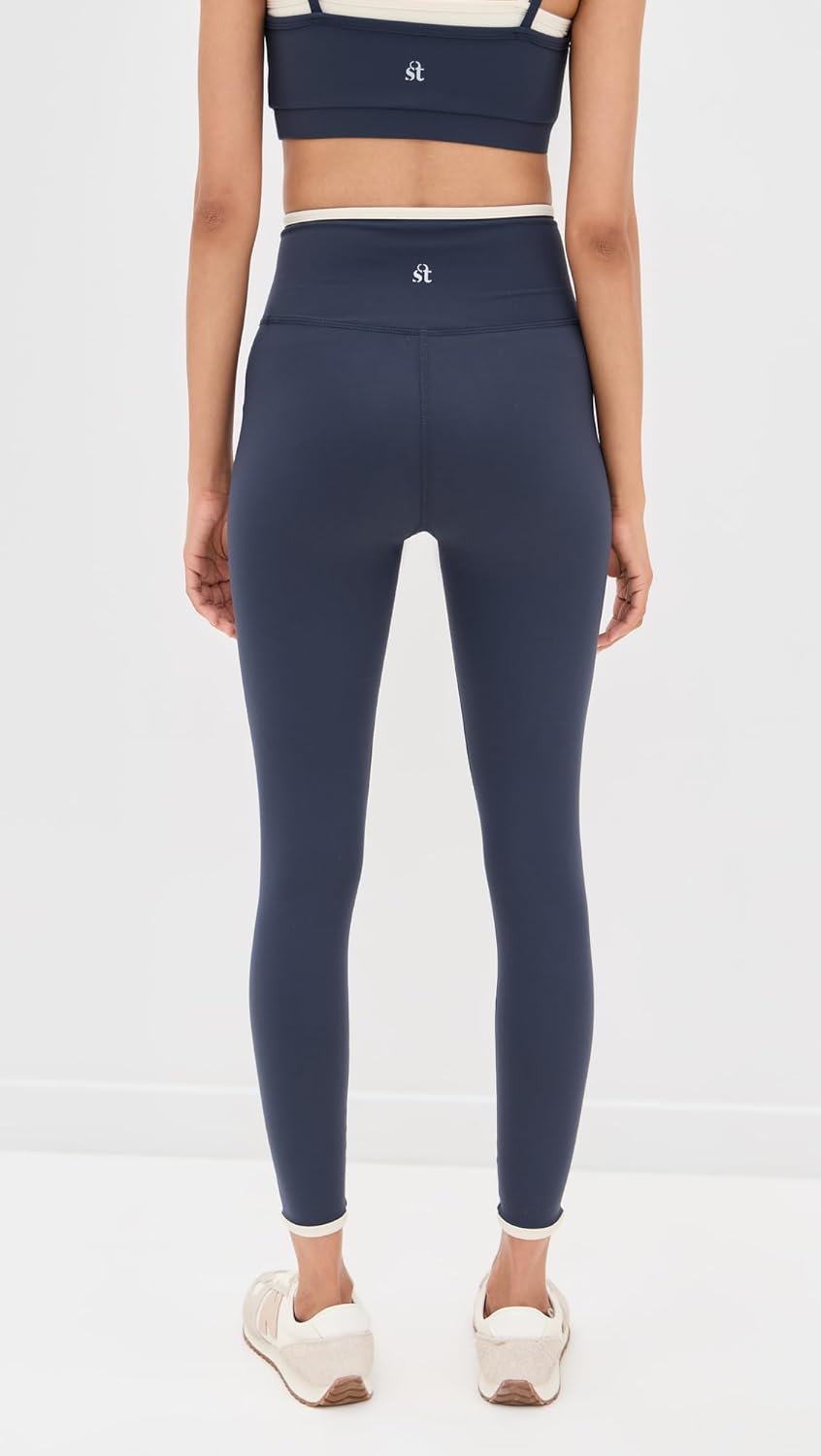 Ankle-Length Legging with High Rise and Contrast Trim by Strut This - Image 3