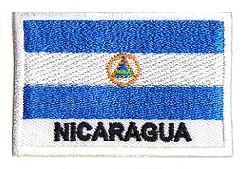 Aufnäher Flagge Nicaragua, bestickt