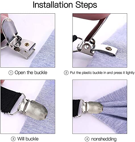 Verstellbare Elastische Verschlüsse Mit Metall-Cli Produktbild-Vorschau 5