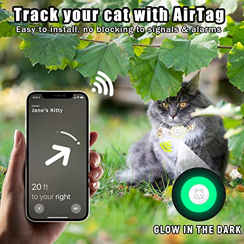 Collier AirTag pour chat JXFUKAL vert - Protection et sécurité