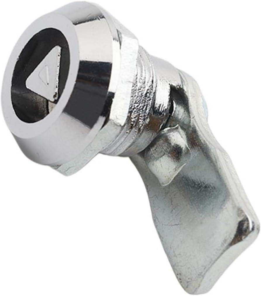 MS845 The Smallest Triangular Cylinder Cam Lock Electrial Cabinet Cam Lock with Key Distribution Box Cabinet Door Cam Lock 1Pcs(Key)