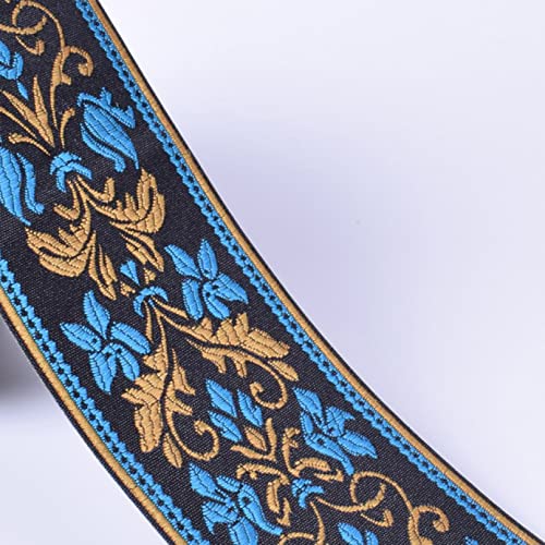1M Ethnic Embroidered Headwear Lace Fabric Jacquard Ribbons Trim For Handcraft Apparel Sewing Wedding Ribbon For Crafts #TOP4
