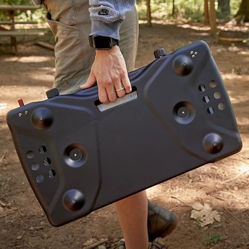 Coleman Triton+ 2-Burner Propane Camping Stove with InstaStart Ignition, Portable Camping Cooktop with 2 Adjustable Burners & Wind Guards, 22,000 BTUs of Power for Camping, Tailgating, Grilling - Image 5