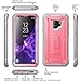 SUPCASE Unicorn Beetle Pro Series Case Designed for Galaxy S9, with Built-in Screen Protector Full-Body Rugged Holster Case for Galaxy S9 (2018 Release) (Pink)
