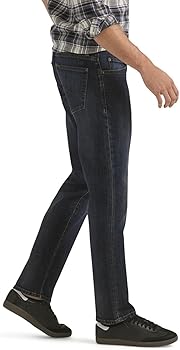 Lee Extreme Motion Straight Fit Tapered Leg Jean Maddox W40 L29 at